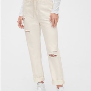 NWT GAP Paperbag Boyfriend Jeans